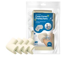 Sipo Ochrana rohov a hrán, penová, súprava 4 ks, ECRU