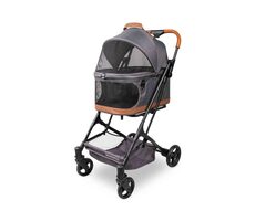 Wonderfold Pet Kočík P2 pre psov 3v1 do 9kg (kočík+autosedačka+prepravka) Graphite grey