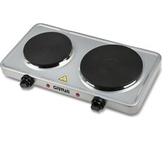 G3Ferrari G10122 strieborná / Elektrický varič / 2 platničky - 18.5 & 15.5 cm / 2500W