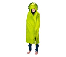 Cozy Noxxiez Dinosaurus - hrejivá deka s kapucňou so zvieratkom a labkovými vreckami / od 3 rokov