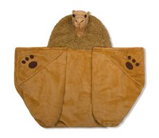 Cozy Noxxiez Ťava - hrejivá deka s kapucňou so zvieratkom a labkovými vreckami / od 3 rokov