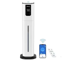 Levoit OasisMist1000S SMART biela / Zvlhčovač vzduchu / 10l / do 55 m2 / LED displej / 350ml/h