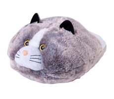 Cozy Noxxiez Mačka - hrejivý plyšový pantofel / od 0 rokov