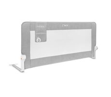 Momi LEXI XL PLUS Zábrana na posteľ sivá