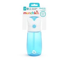 Munchkin Hrnček so slamkou Flip & Go™ modrý