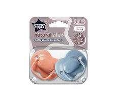 Tommee Tippee Cumlík Cherry Latex 6-18m, 2 ks