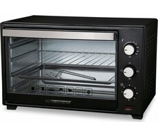 Zanovné - Esperanza EKO008 PROSCIUTTO elektrická mini rúra čierna / 1600W / 20 L / teplota 0-250 ° C / 3 funce pečenie / zánovné