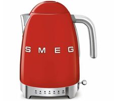 Rozbalené - SMEG KLF04RDEU červená / Rýchlovarná kanvica / 1.7L / 2400W / regulácia teploty / rozbalené