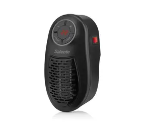 Salente HotHeat teplovzdušný mini ventilátor čierna / 500W / LED displej / 2 rýchlosti