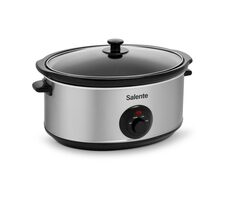 Salente HotPot pomalý hrniec / 6.5 l / manuálne ovládanie / nerez / 320W
