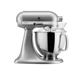 KitchenAid 5KSM175PSECU strieborná / Kuchynský robot Artisan / 300W / 4,8L / 10 rýchlostí