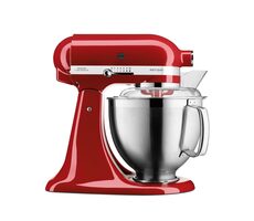 KitchenAid 5KSM185PSEER červená / Kuchynský robot Artisan / 300W / 4,8 L / 10 rýchlostí