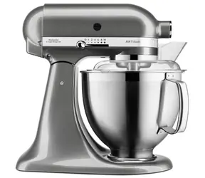 KitchenAid 5KSM185PSEMS strieborná / Kuchynský robot Artisan / 300W / 4,8L / 10 rýchlostí