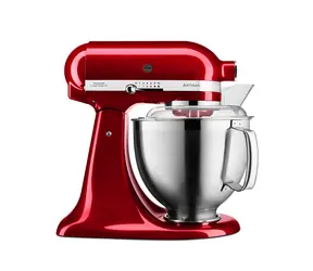 KitchenAid 5KSM185PSECA červená metalíza / Kuchynský robot Artisan / 300W / 4,8 L / 10 rýchlostí