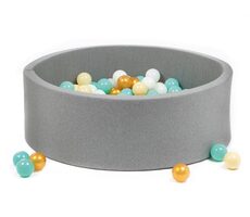 Ludi Hracia ohrádka s loptičkami textilná / od 6 mesiacov