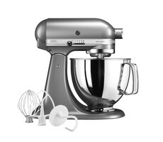 KitchenAid Kuchynský robot 5KSM125ECU strieborná / 300W / 4,8L / 10 rýchlostí