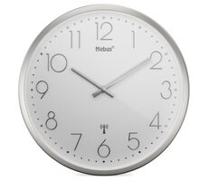 Rozbalené - Mebus 19776 - Rádiom riadené nástenné hodiny / 25 cm / 1x AA / rozbalené