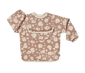 Beaba Podbradník 2v1 s odnímateľnými rukávmi Savannah Bloom