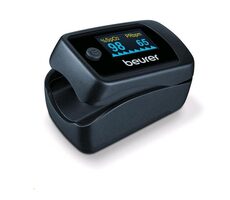 Rozbalené - BEURER PO 45 čierna / pulzný oxymeter / meranie SpO2 + tepu / farebný displej / rozbalené
