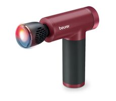 BEURER MG 195 červená / masážna pištoľ / Hot&Cold / 7 masážnych hlavíc / 9 úrovní intenzity
