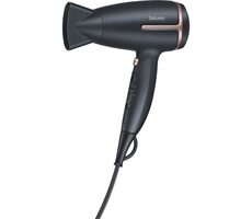 BEURER HC 25 čierna / cestovný fén na vlasy / 1600 W / 2 stupne