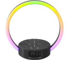 BEURER WL 65 čierna / digitálny budík / LCD / bezdrôtová nabíjačka Qi / 10W 