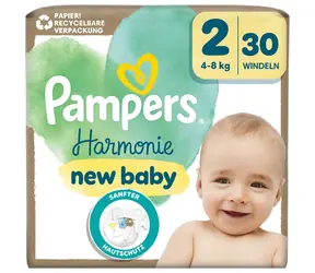 Pampers Harmónia 4-8 kg (30 ks) / plienkové nohavičky / veľkosť 2 (4-8 kg) 