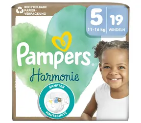 Pampers Harmónia Junior 11-16 kg (19 ks) / plienkové nohavičky / veľkosť 5 (11-16 kg )
