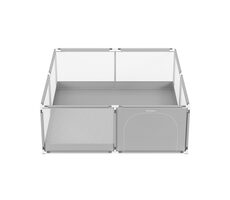 Tulano Cozy 28 šedá / Detská ohrádka 200 x 180 x 66 cm / od 6 mesiacov