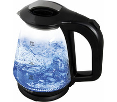 Bazár - Esperanza EKK024K MISSOURI rýchlovarná kanvica čierna / 1500 W / 1.7 L / LED podsvietenie / sklo a plast / bazár