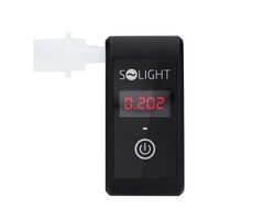 Solight 1T09 alkohol tester mini / Fuel Cell / 0.0 - 5.0 ‰ BAC / citlivosť 0.08 ‰