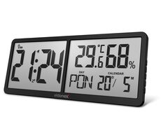 Eldonex TimeCheck nástenné hodiny čierna