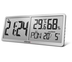 Eldonex TimeCheck nástenné hodiny strieborná