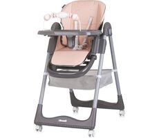 CHIPOLINO Jedálenská stolička First Spoon Flamingo