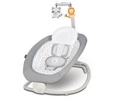 Lionelo Dojčenské lehátko Pascal Grey Dove / do 9 kg