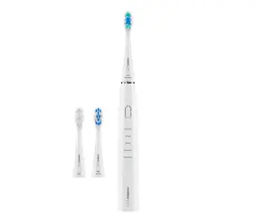 Rozbalené - Niceboy ION Sonic biela / Elektrická zubná kefka / 45.000 kmitov / 4 režimy / časovač / IPX7 / 3x hlavica / rozbalené