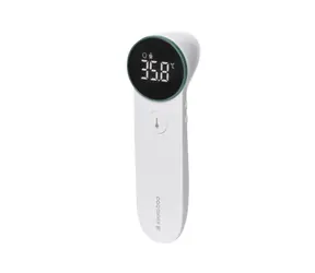 KikkaBoo Bezkontaktný infračervený teplomer Mint / pamäť až na 20 meraní / 2× AAA