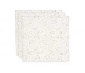 Jollein Plienky 3 ks 70x70 cm Elephant Tales