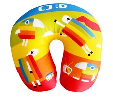 Mac Toys detský záhlavník Déčko červená / od 3 rokov