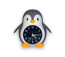 MegaLight Nočné svetlo s budíkom POPPY PENGUIN