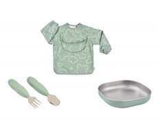 Beaba Jedálenská sada pre najmenších Sage Green