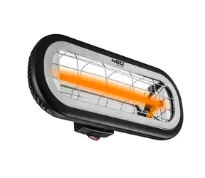 Bazár - Neo Tools 90-032 / Elektrický ohrievač - infra / pre vnútorné aj vonkajšie prostredie / 2000W / 1 stupeň výkonu / bazár