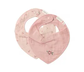 Little Dutch Podbradník bandana 2 ks Pure Blossom