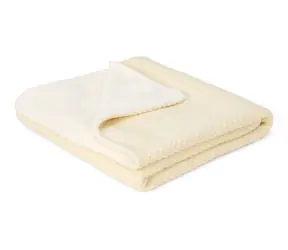Little Dutch Deka pletená/fleece 70x100 cm Pure Soft White