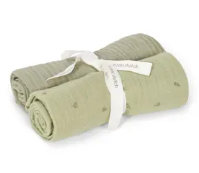 Little Dutch Plienky 70x70cm Pure Sage