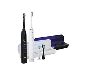 TrueLife SonicBrush Clean70 UV Duo / 2x sonická kefka / 90.000 kmitov / 5 režimov / 4 hlavice 