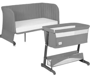 Lionelo Postieľka Thomi PLUS 5v1 Grey Concrete