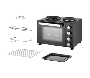 Sencor SEO 2800BK čierna / Elektrická rúra / 3200W / 28 L
