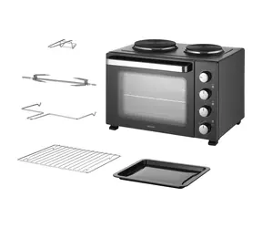 Sencor SEO 3500BK čierna / Elektrická rúra / 3200W / 35 L