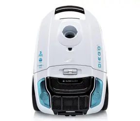 ETA ETA552190000 Diego bielo-modrá / Vreckový vysávač / 800 W / 3 l / 73 dB / HEPA filter / 8 m rádius